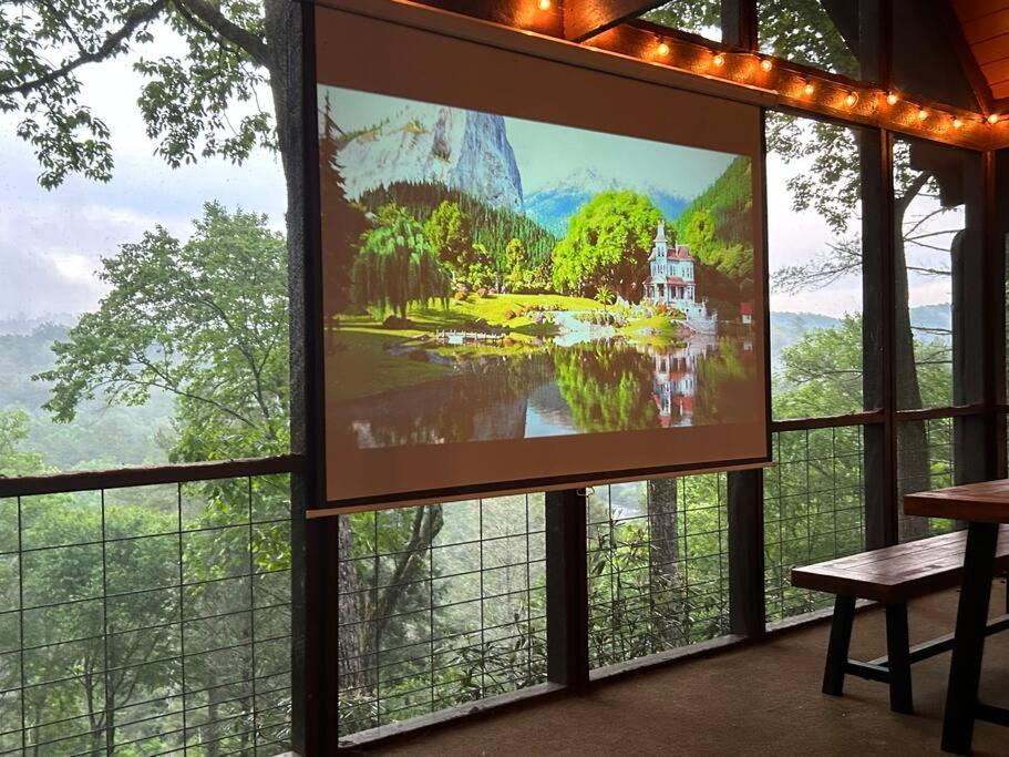 Treehouse Cabin With Mountain, River Views And Arcades Blue Ridge Exterior foto