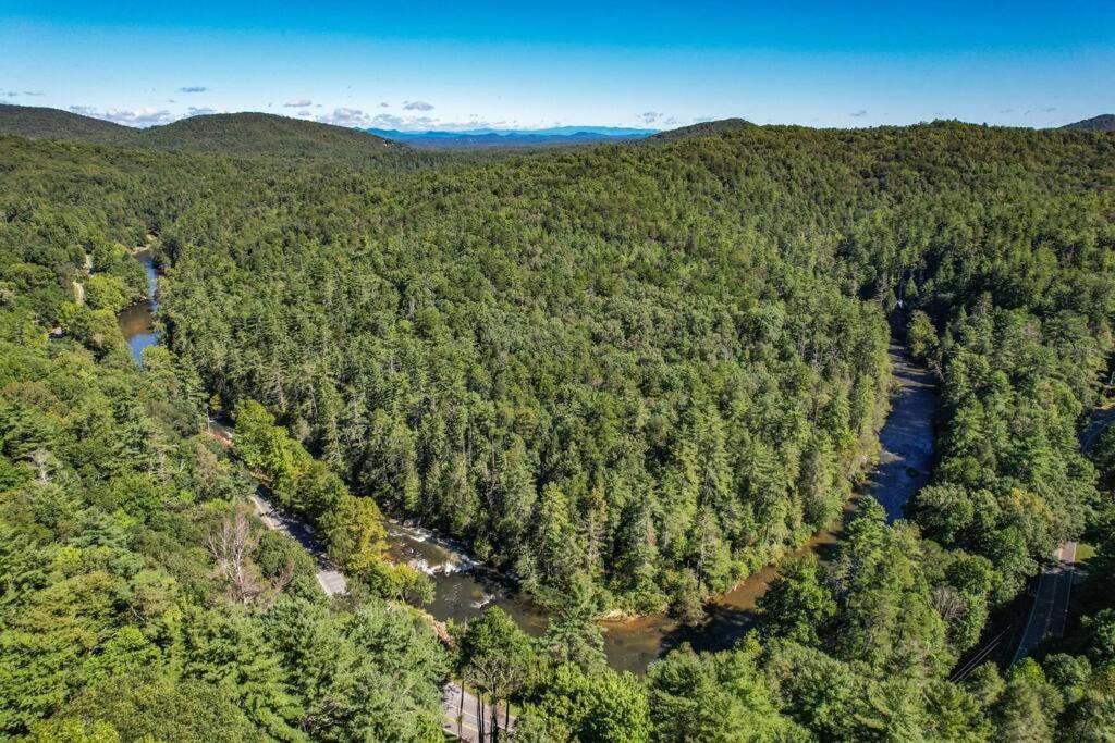 Treehouse Cabin With Mountain, River Views And Arcades Blue Ridge Exterior foto