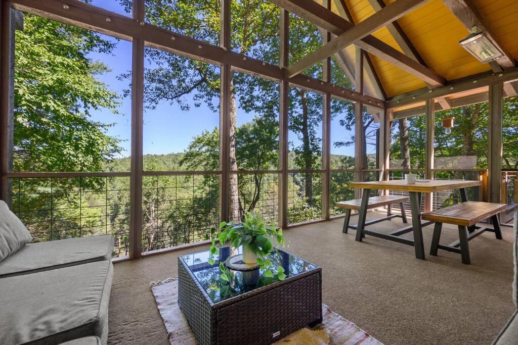 Treehouse Cabin With Mountain, River Views And Arcades Blue Ridge Exterior foto